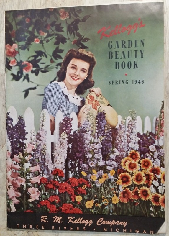 1946 Kellogg’s Garden Beauty Floral Book Catalog Three Rivers MI Michigan