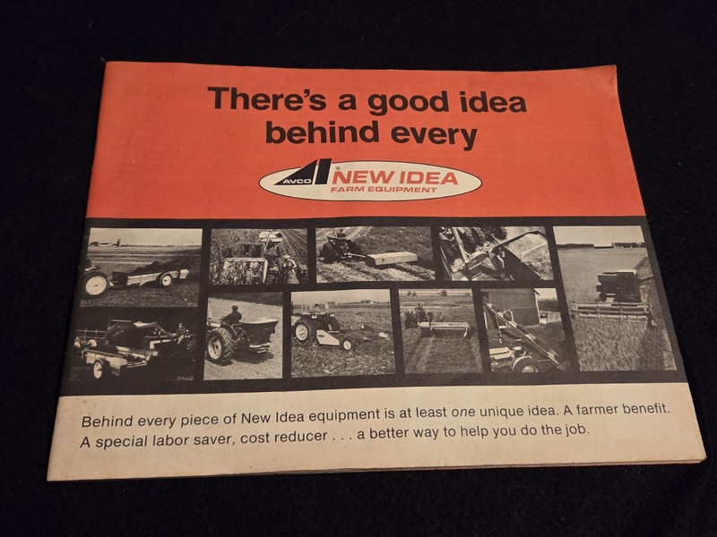 1972 New Idea Equipment Brochure Uni-System Superpicker Madison South Dakota