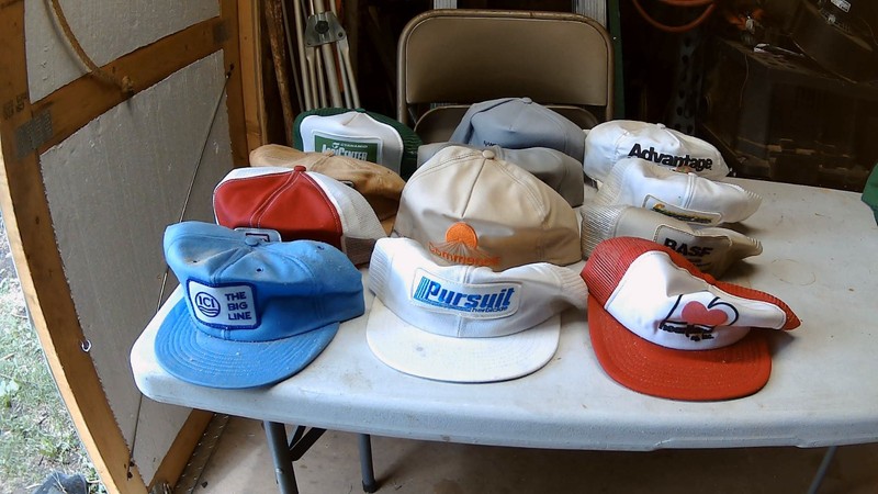 12 Seed and Chemical ball hats from the 80’s