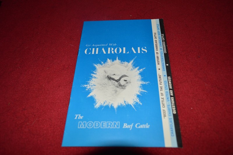 Charolais Cattle From 196? Dealer’s Brochure BWPA