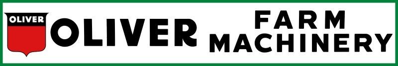 Oliver Farm Machinery NEW Strip Sign 18″ Wide Diecut USA STEEL