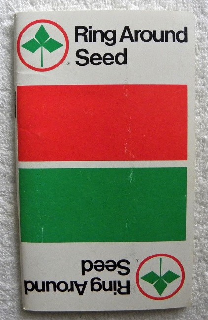 1979 Ring Around Seed Corn, Soybeans, Sorghum Seed Guide, Note Book