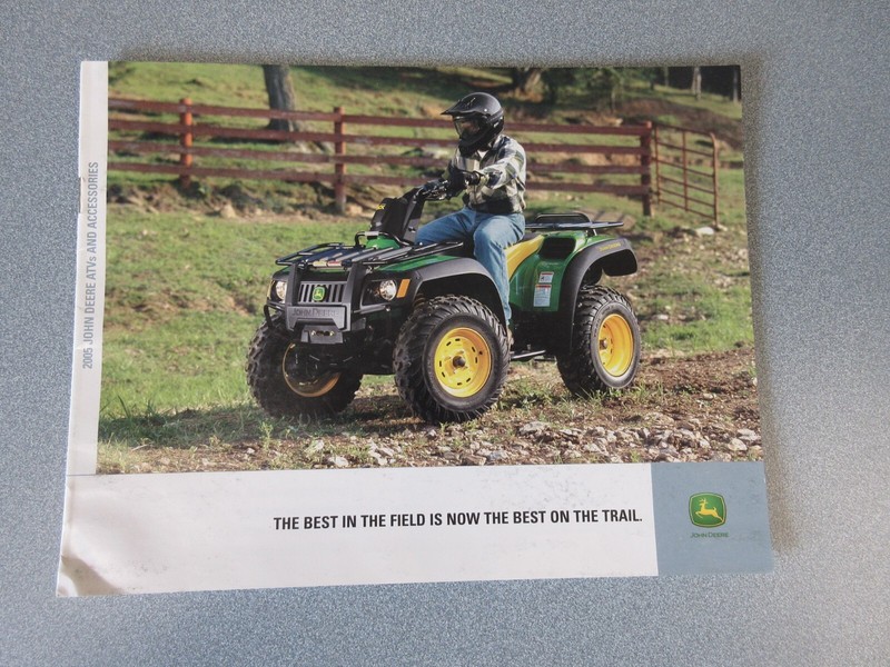 John Deere 2005 ATVs & Accessories Full Line Brochure 20 Page