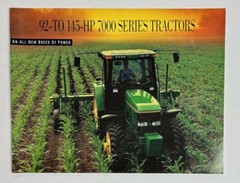 1993 JOHN DEERE BROCHURE 7000 Series Tractors w/Hi-Crop 7200 & 7400