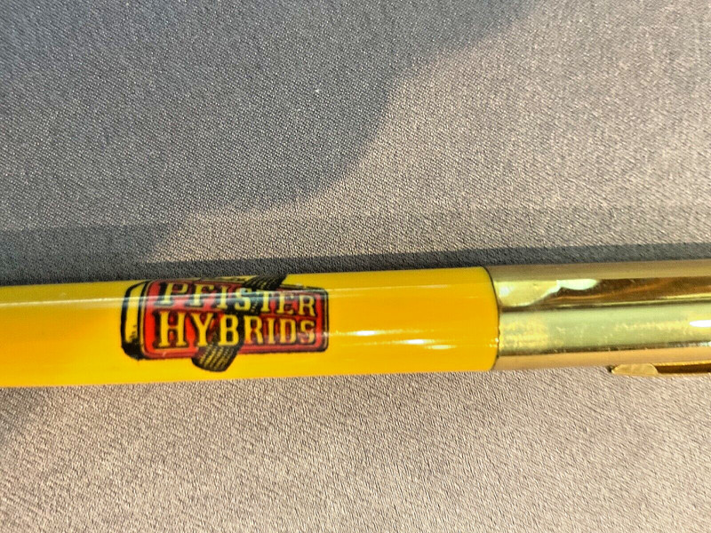 VTG Warren Advertising Ball Point Pen Pfister Hybrids “Man That’s Corn” Slogan gallery