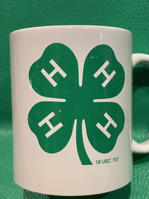 4H Club Coffee Cup Mug 4 H Green Four Leaf Clover gallery
