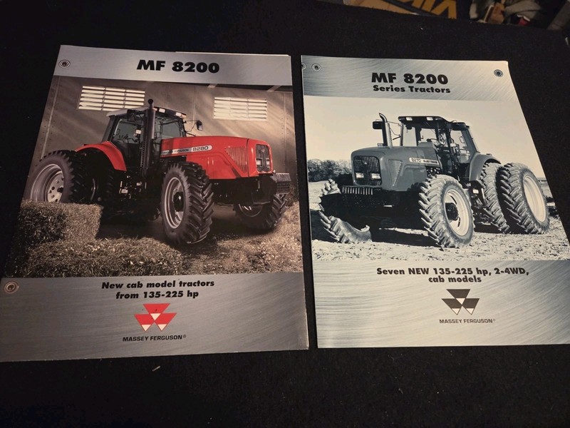 Massey-Ferguson M-F 8200 Series Tractor Brochure 8220 8280 8270 8260 8250 8245