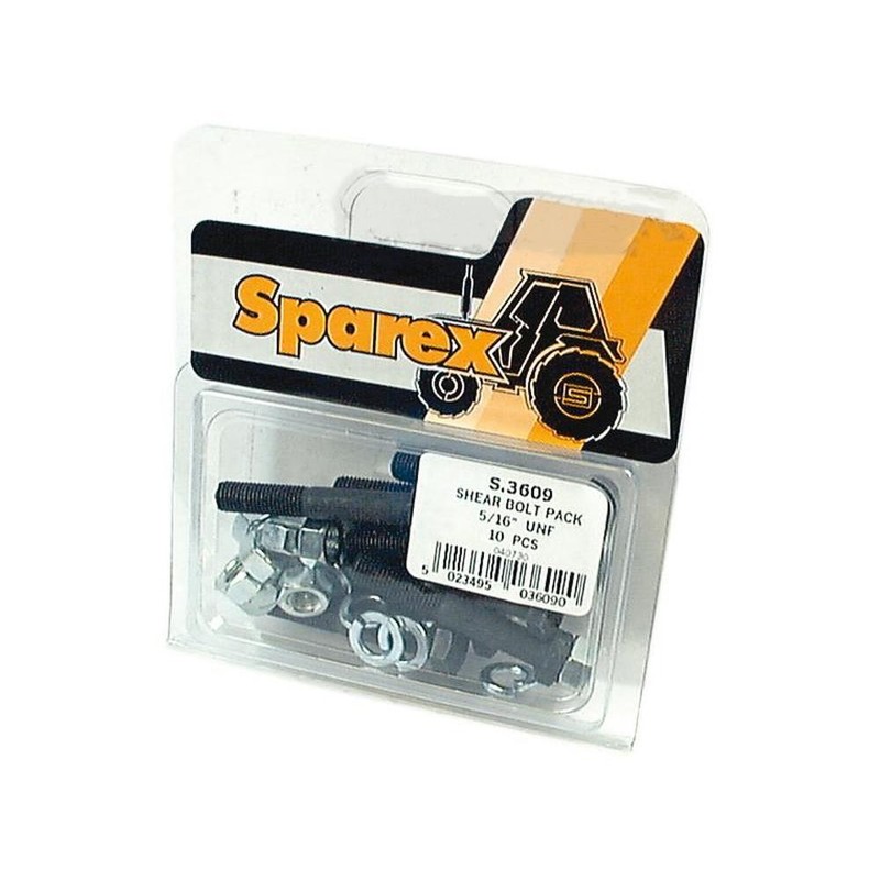 S.3609 Shear Bolt, M8 x 51mm (10 pcs. Agripak) Fits Case IH