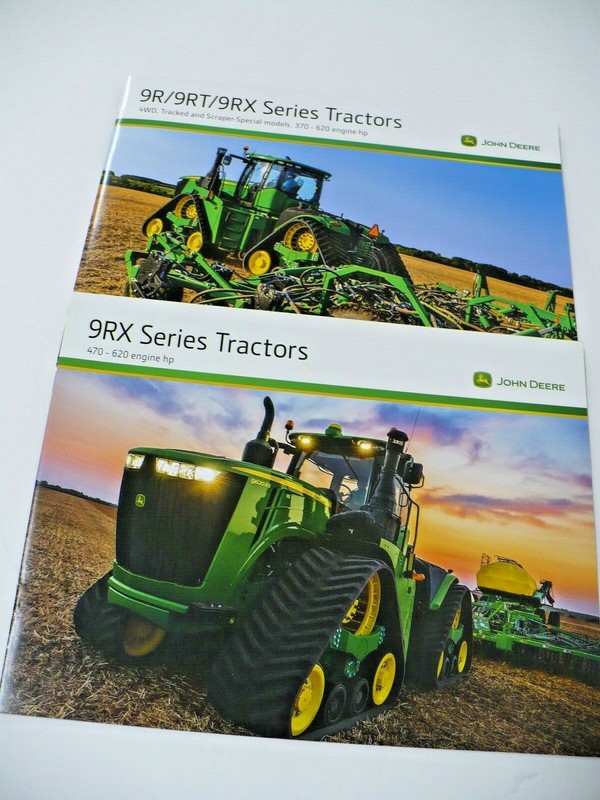 2015/16 TWO JOHN DEERE 9RX-RT SERIES TRACTOR BROCHURES