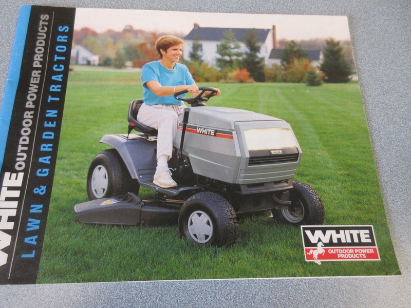 White Outdoor Power Products (Lawn Tractors) Sales Brochure 24 Page