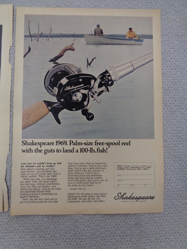 1969 International Travelall Large 2 page Ad IH Field Stream magazine Airstream gallery