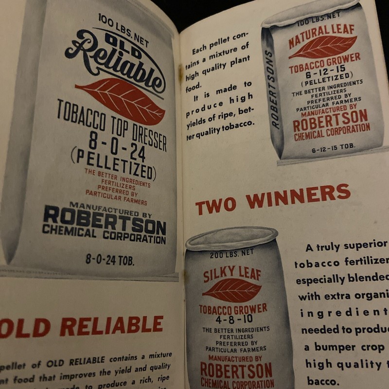 Robertson Proven Fertilizers 1958 Pocket Notepad gallery