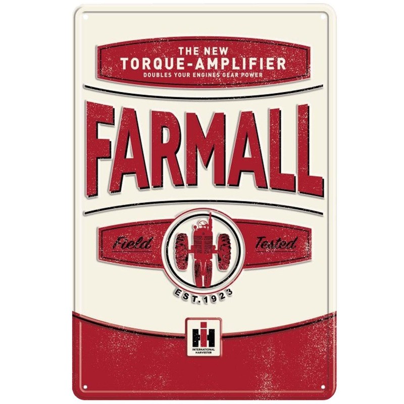 Vintage Style Farmall Tractor Torque Amplifier Tin Sign Sign-2211
