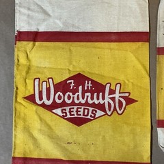 Pair Of Vintage 1940s Woodruff Seeds Bags Toledo Ohio As Is INV-AD03A