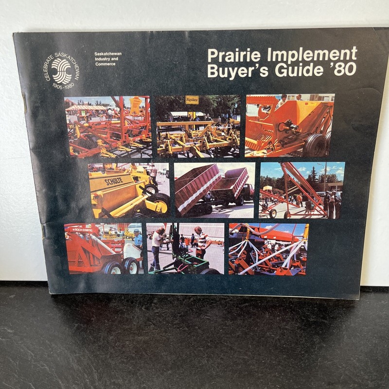 Vintage Prairie Implement Buyers Guide 1980, Saskatchewan Industry