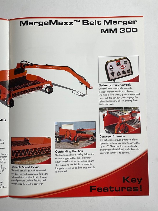 Kuhn MM300 MergeMaxx Power Merger Sales Brochure *Showroom Booklet* gallery