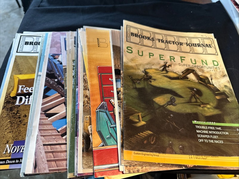 Brooks Tractor Journal Inc lot of 40 projects heavy equipment