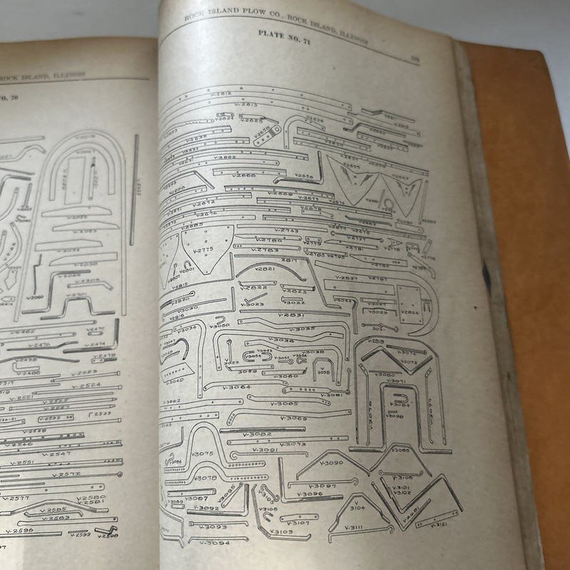 Vintage 1920 Rock Island Plow Repair Catalog No. 60 June 1920 gallery