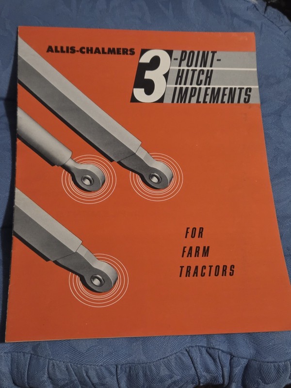 1964 Tractor 3-Point Hitch Implement Advertising Brochure Plow Disc Mower Rake