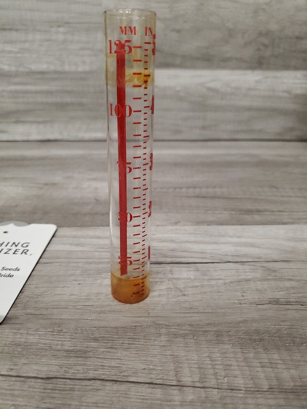 Vtg Mayco Rain Gauge CUSHING FERTILIZER INC. Cushing Iowa Tom & Dianne McBride gallery
