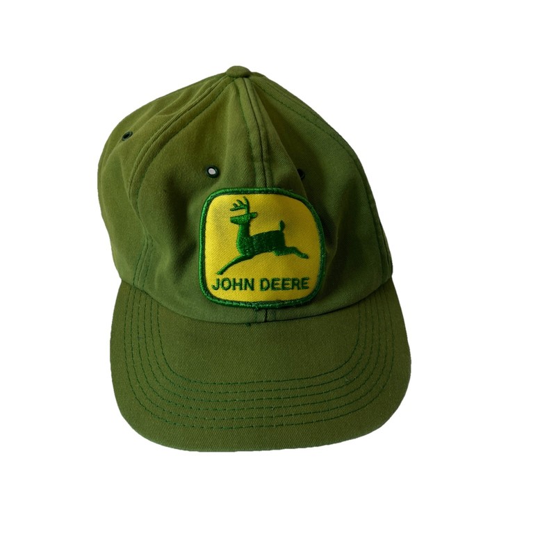 Vintage 70s 80s John Deere Snapback Tonkin Trucker Hat *See Description
