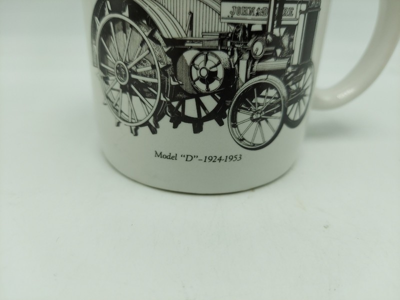 John Deere Coffee Cup Mug Go With The Green Service 1924 to 1953 Model D Tractor gallery