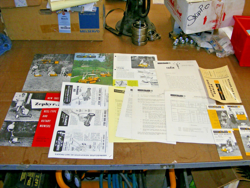 1960s Hahn Eclipse Mower Advertising , Sales , Radio , TV , Ad Proofs , Catalog