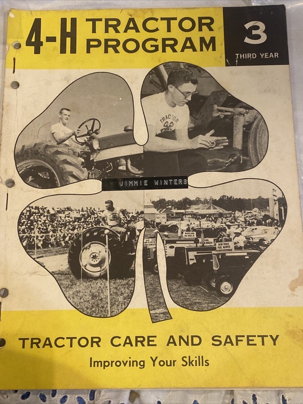 1963 4-H Tractor Care And Safety Program Third Year. B4