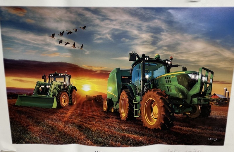 John Deere Poster Signed Limited Edition