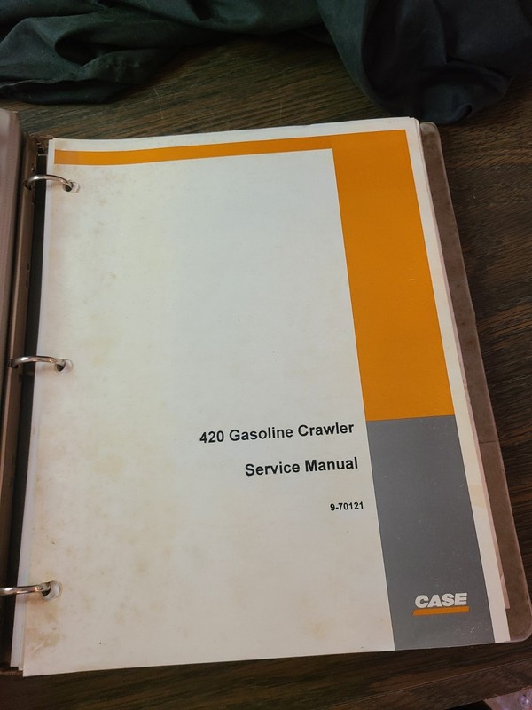 Case 420 Gasoline Crawler Service Manual Repair Shop Book