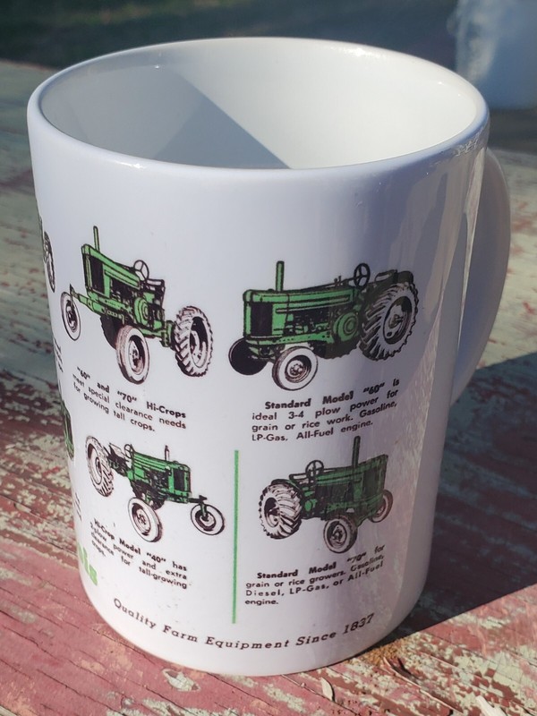 Green Tractor Number Series Line Up Advertisement 15 Ounce Sublimated Coffee Mug gallery