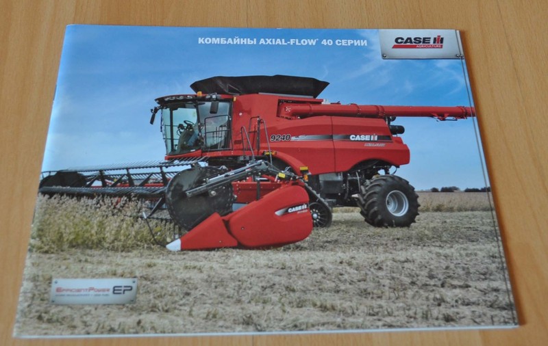 Case Combines Axial-Flow 40 Series Agricultural Machinery Brochure Prospekt