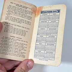 Vintage 1940 Royster Guano Fertilizer Advertising Memo Book Calendar Norfolk VA