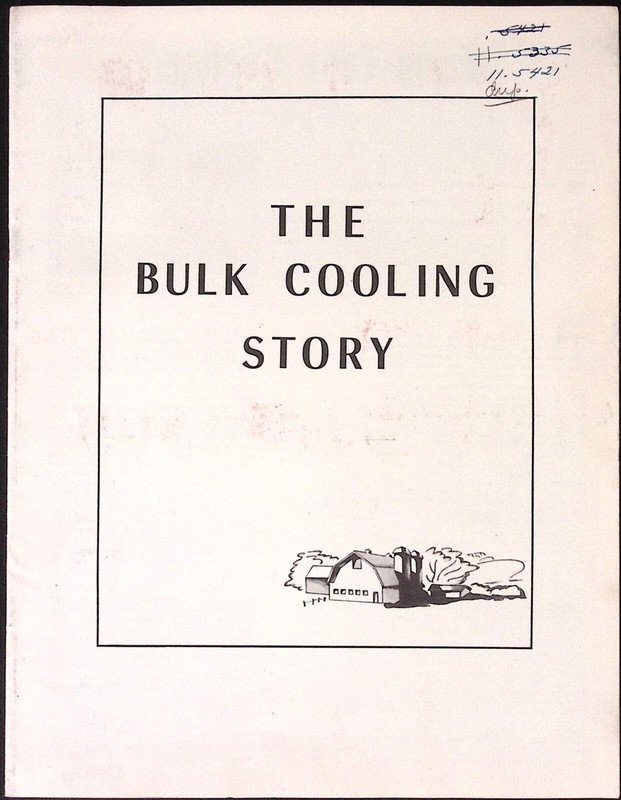 1950s Bulk Cooling Story Mojonnier Tanks Brochure Mojonnier Bros Co Chicago IL