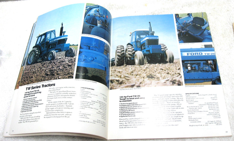 1981 FORD TRACTOR & EQUIPMENT BUYERS GUIDE BROCHURE FULLINE CATALOG 4X4 TW FW gallery