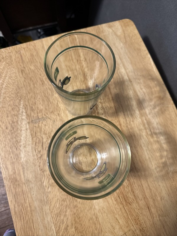 2 John Deere Drinking Glasses 16 Oz GUC Please Read gallery