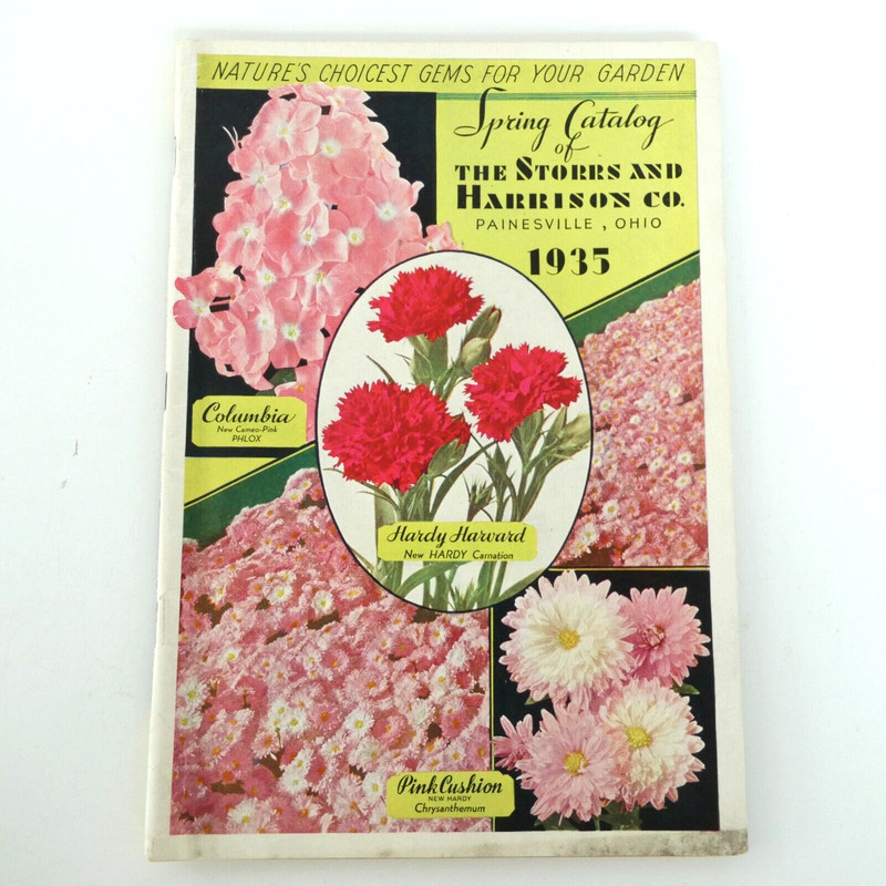 1935 The Storrs and Harrison Co Garden Floral Seed Catalog Painesville Ohio VTG