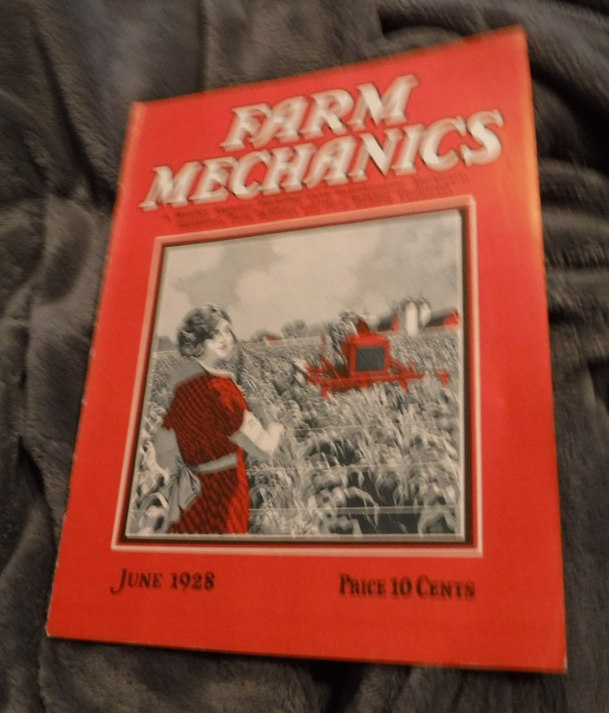 FARM MECHANICS JUNE 1928 MAGAZINE Farm Improvements Machinery Equipment Building