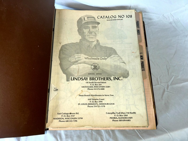 1978 Lindsay Brothers Farm Equipment & Supply Master Catalog Dealer Price Binder gallery