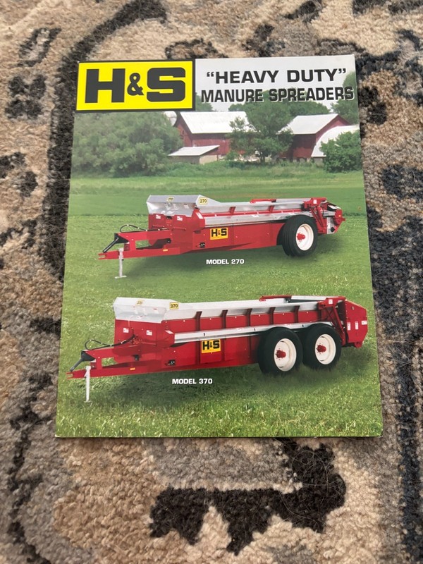 H&S 270 370 Heavy Duty Manure Spreaders Brochure FCCA25