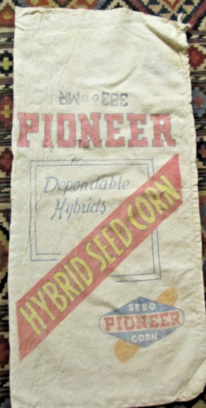 Vintage Pioneer seed corn sack/ bag