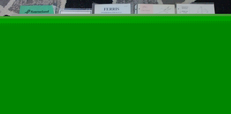 -Kverneland Ferris Worksaver- Vintage Tractor Operators Service Manual Lot