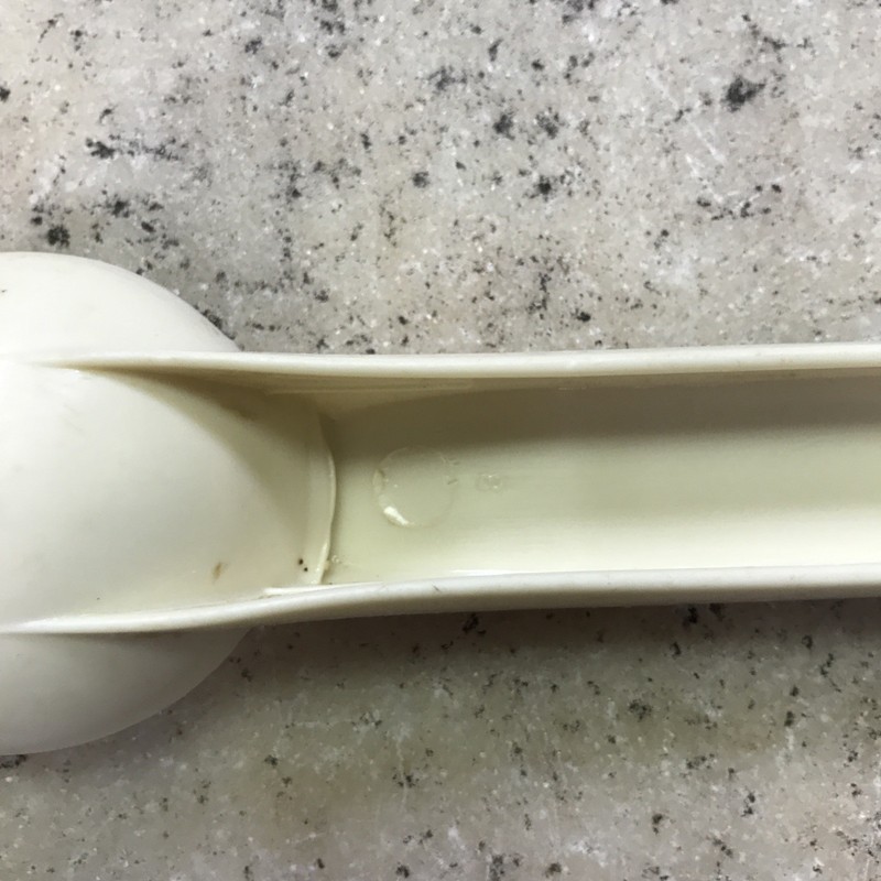 Vintage 1980's Stauffer Seeds Promotional Advertising Plastic 8" Ice Cream Scoop gallery