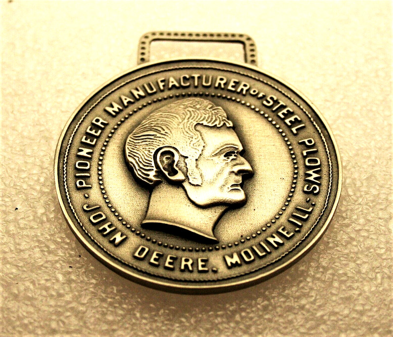 Vtg John Deere Pioneer Plows 2004 Farm Pocket Watch FOB LE 1000 Series NOS New