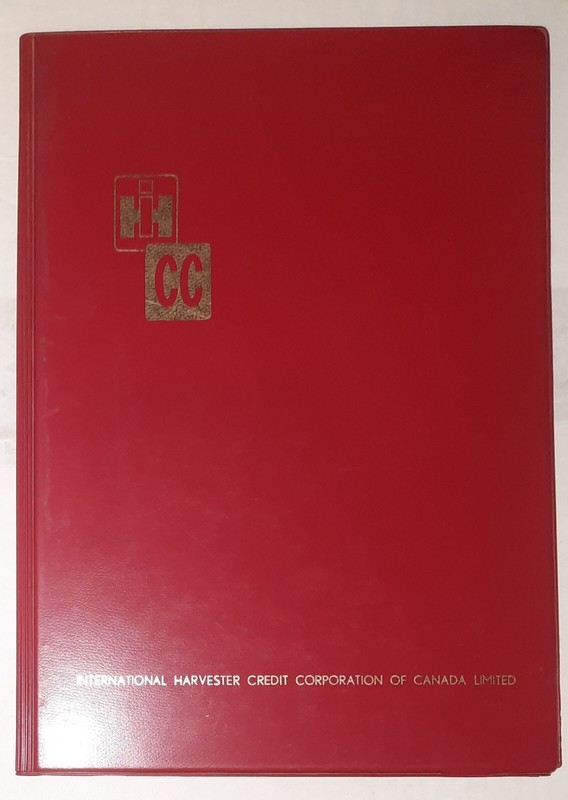 Vintage International Harvester Credit Corporation Note Pad Document Holder