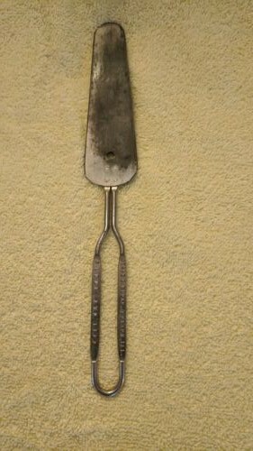 Vintage Advertising Spatula Jesse C. Moore Flour and Feed Morton, IL 11 1/4″
