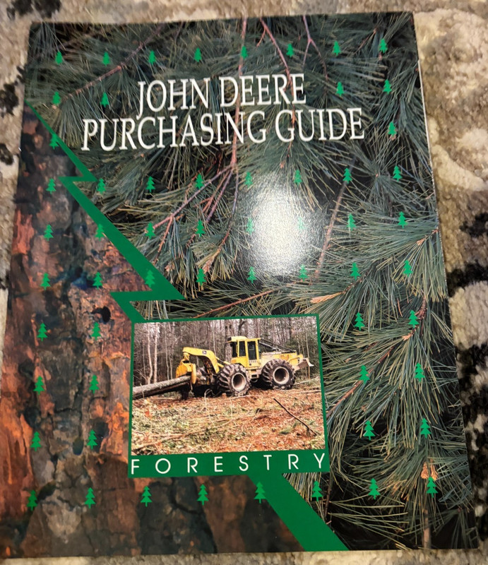 John Deere Forestry Equipment Buyers Guide For 1990 Brochure CWPA26