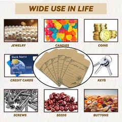 100 Pieces Seed Envelopes – Seed Packets Envelopes Self Adhesive Sealing Seed Sa
