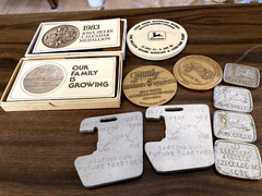 John Deere medals and more assorted bundle lot end of year sale. 11 items