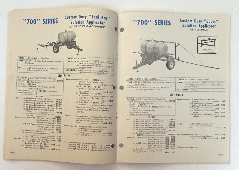 Vintage 1971 BLUE John Blue Company Machine Catalog 1970 1971 Prices Farming gallery